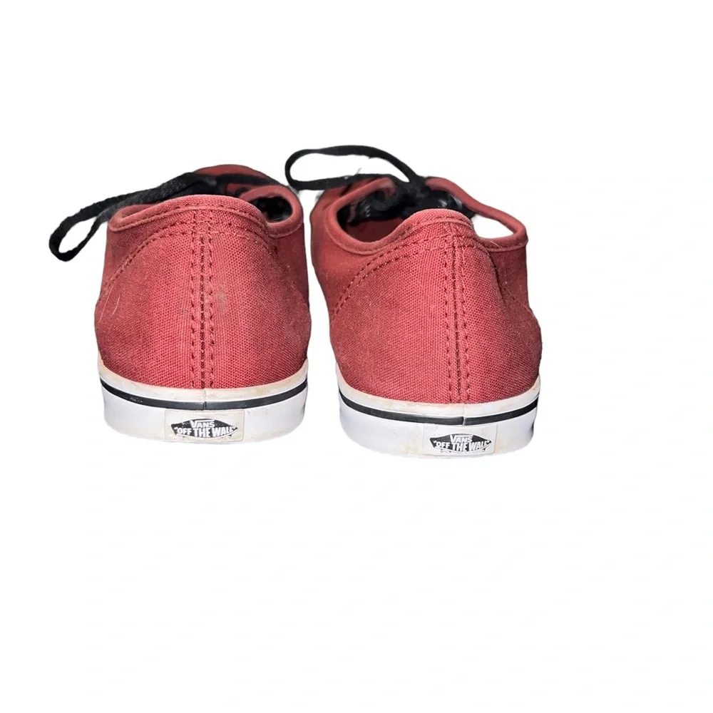 Vans Authentic Shoe Women’s size 9 / Men’s 7.5 Normal Width Port Royal Red - Picture 7 of 10